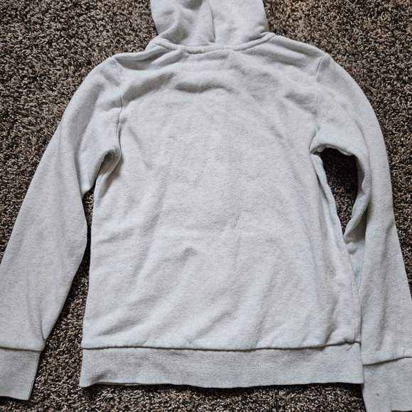 Reebok Gray Hoodie with Pink Logo - Picture 4 of 7